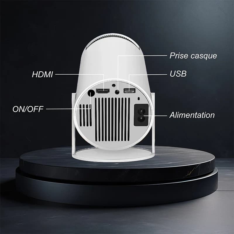 Projecteur Home Cinéma Portable  HD 4K